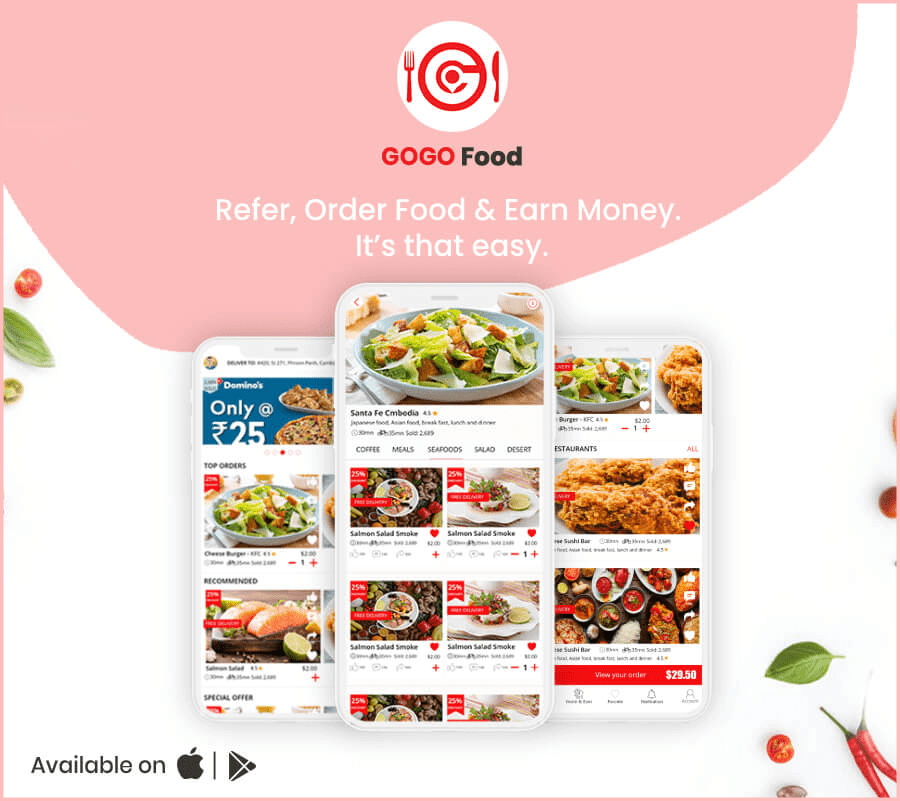 On-Demand Food Delivery Application — software development project by Ganesha WebTech